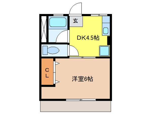 グリーンハイツの物件間取画像